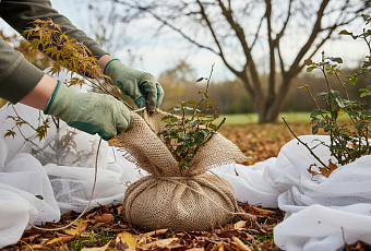 Как укрыть теплолюбивые растения сада в середине ноября