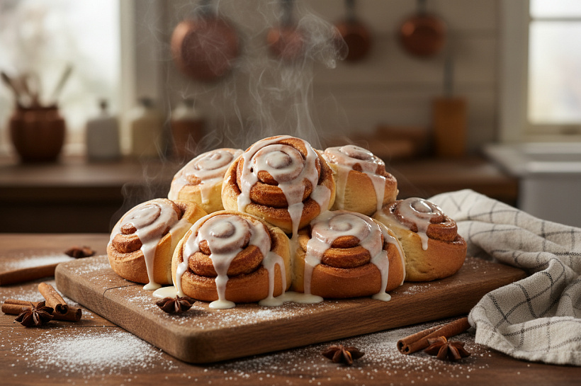 Рецепт булочек с корицей, которые всегда получаются идеально