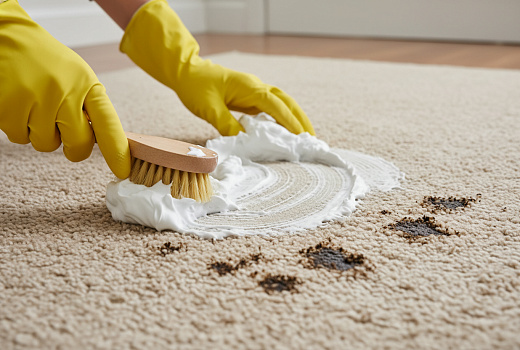 Пена для бритья заменит химчистку: как очистить ковер подручным средством