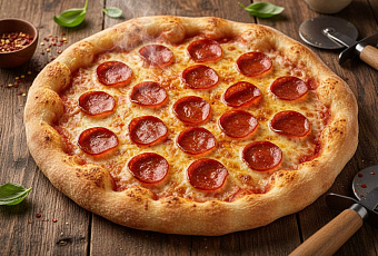 Пицца пепперони: классический рецепт с острой колбасой и сыром моцарелла