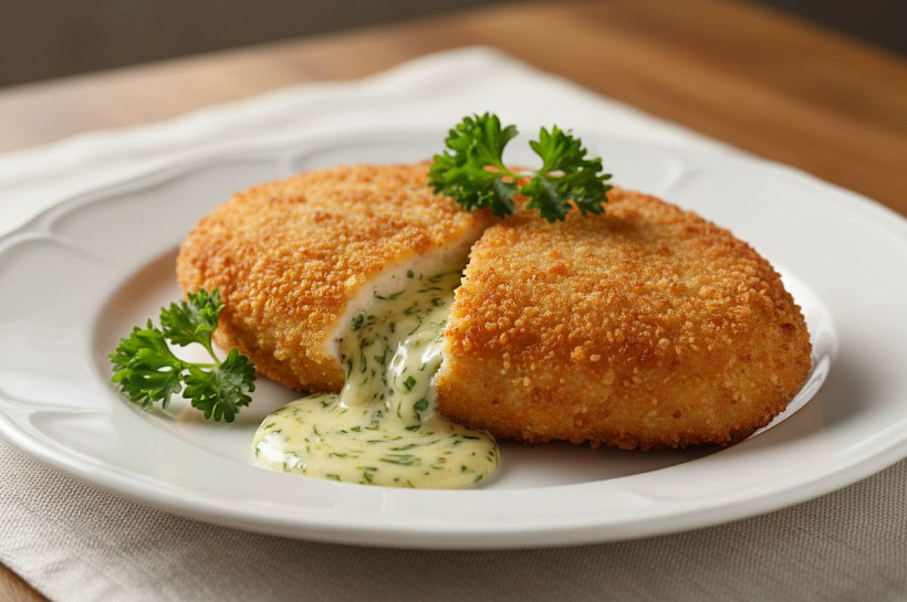 Котлета по-киевски: классический рецепт с маслом и зеленью