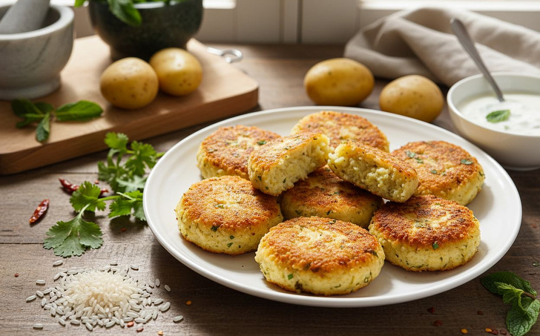 Рецепт котлет из риса и картофеля, пошаговое приготовление