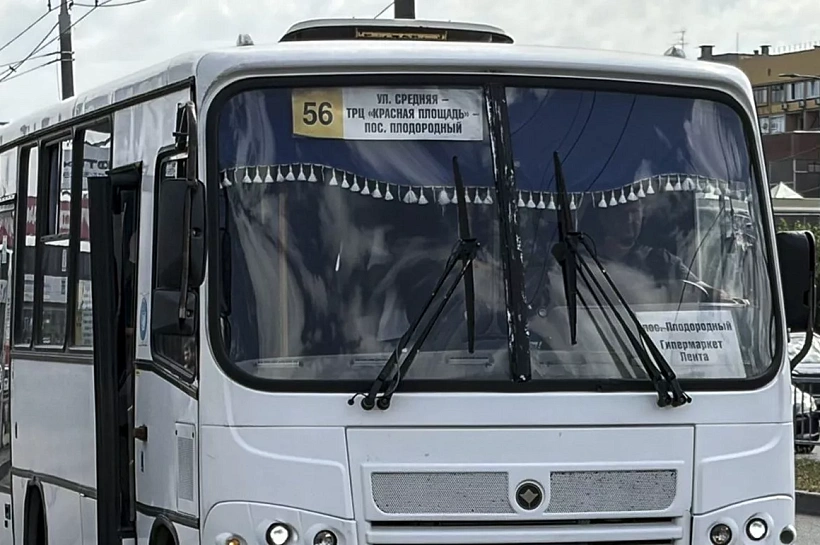 Два автобусных маршрута изменятся в Краснодаре с 1 августа