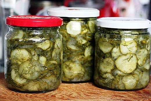 Салат из огурцов на зиму «Зимний король». Стерилизация не требуется