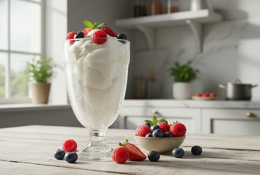 Замороженный кефир: полезный десерт, который заменит мороженое детям