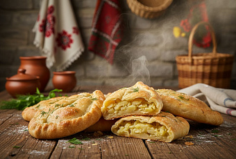 Осетинские пироги с картошкой: тонкое тесто и начинка, от которой не оторваться