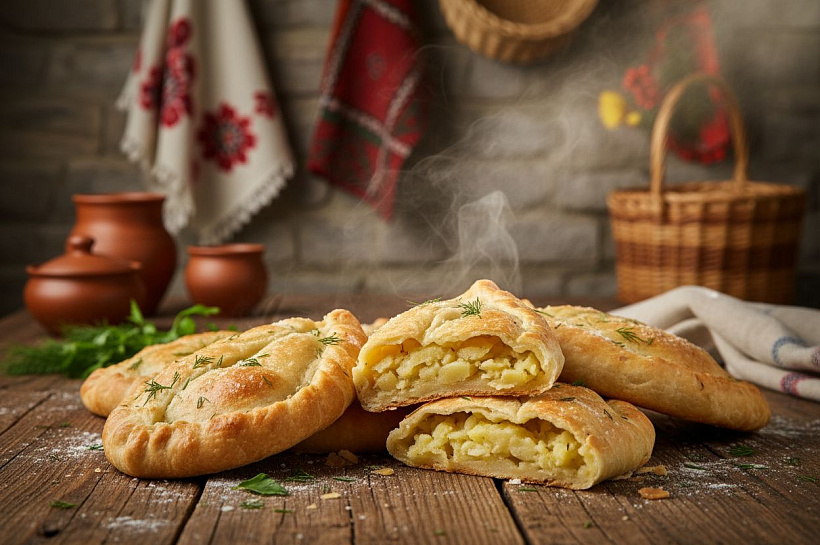 Осетинские пироги с картошкой: тонкое тесто и начинка, от которой не оторваться