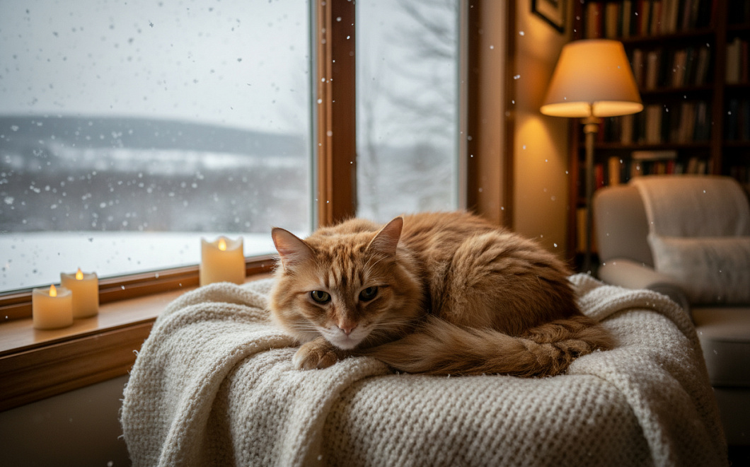 Зимняя депрессия у питомцев: как распознать и помочь животному в холодное время