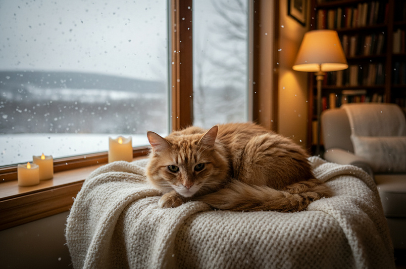 Зимняя депрессия у питомцев: как распознать и помочь животному в холодное время