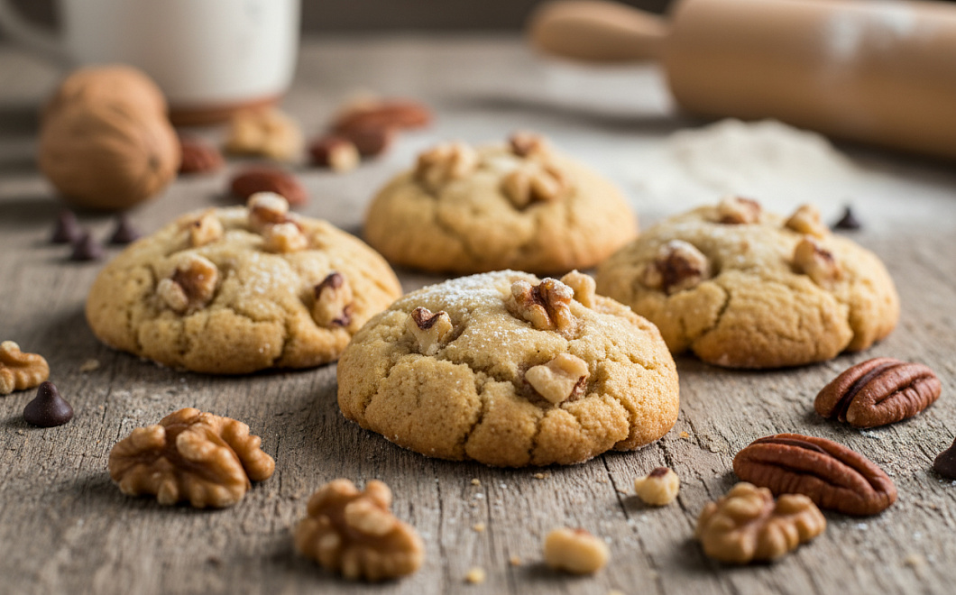 Ореховые щипки из четырёх ингредиентов, которые тают во рту