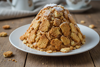 Торт Муравейник из 90-х за час: крошим тесто руками, готовим за 15 минут