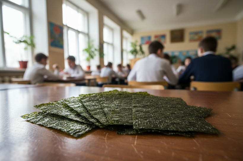 Чипсы заменят на нори в российских школах, врачи оценили пользу