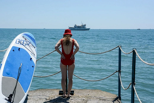 Какая температура Черного и Азовского морей на курортах Краснодарского края