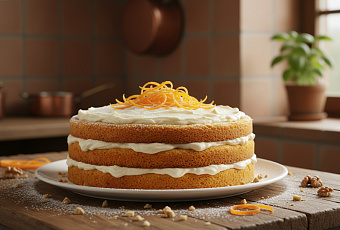 Итальянский морковный торт: сочный десерт, где морковь остается незаметной