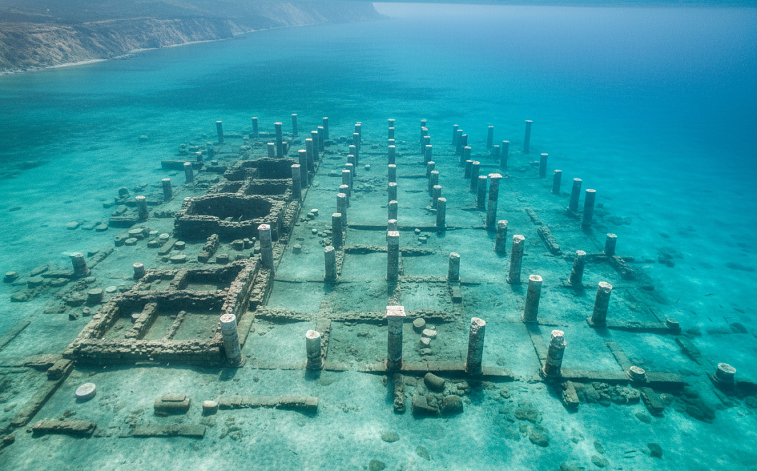Древние города под водой: Чёрное море хранит тайны затонувших поселений