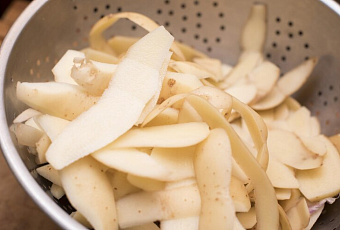 На что сгодятся очистки картофеля? На  производство клея, биотоплива, компоста и не только