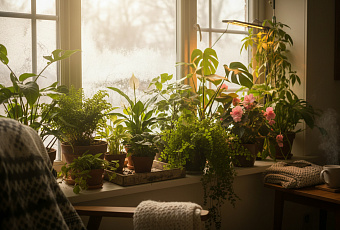 Как поддержать комнатные растения зимой при недостатке света