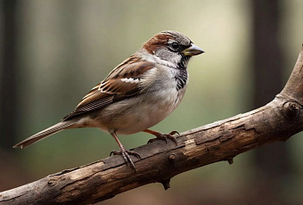 Городские воробьи толстеют от фастфуда, предупредили учёные РАН
