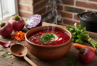 Главный секрет яркого борща: одна ложка кислоты в нужный момент