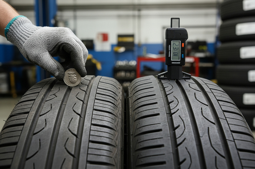 Эксперты объяснили, как определить износ шин и когда их менять без риска