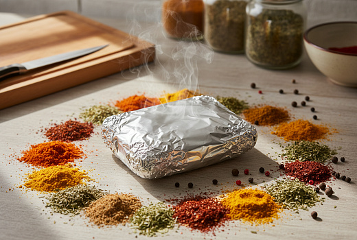 Какие специи нельзя использовать при приготовлении блюд в фольге