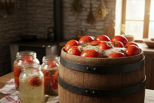 Квашеные помидоры в бочке: секреты зимней заготовки для яркого вкуса