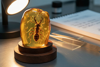 Учёные СПбГУ открыли новый вид рогатых муравьёв в балтийском янтаре возрастом 37 млн лет