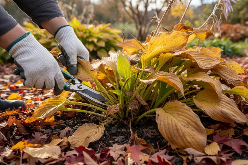 Обрезка хосты осенью: защита от вредителей и болезней зимой
