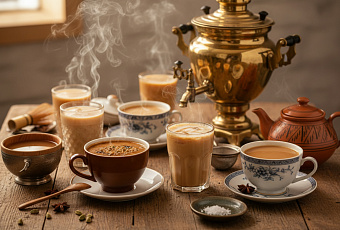 Как готовят чай с молоком в разных странах мира: от соли до сгущёнки