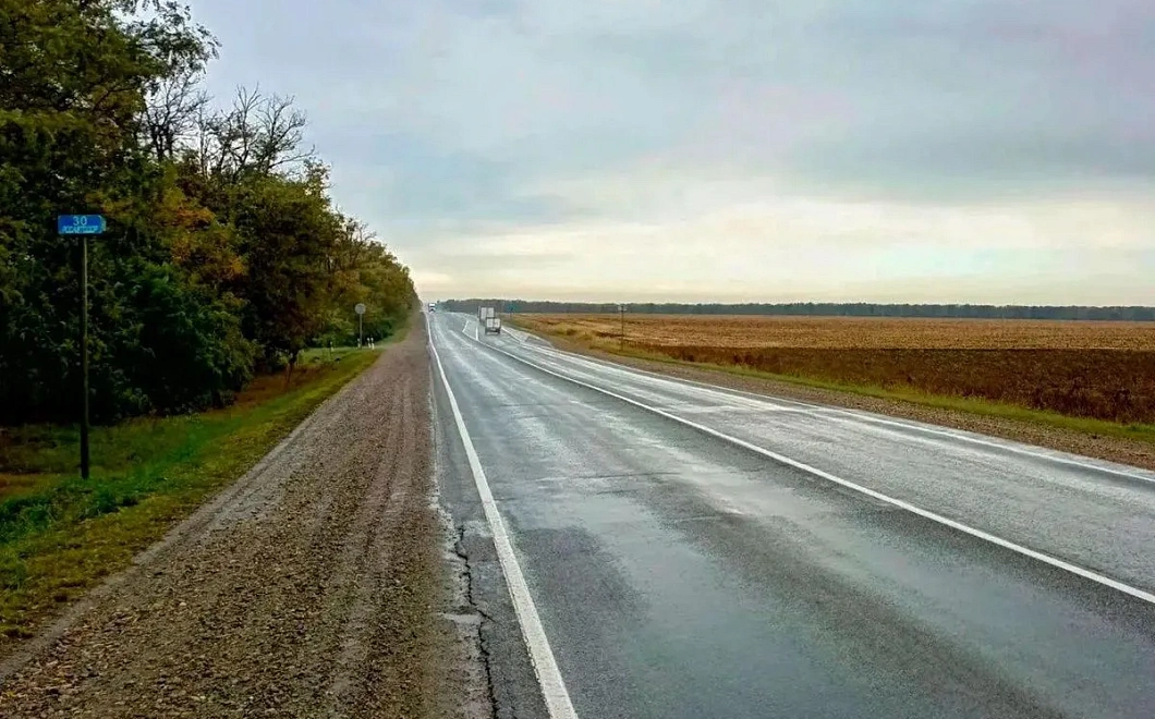 Начались ремонтные работы на десятикилометровом участке трассы «Кавказ» в Адыгее