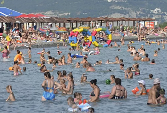 На каких курортах Краснодарского края потеплела морская вода