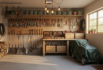 Как правильно хранить садовый инвентарь и технику зимой, чтобы избежать покупки нового