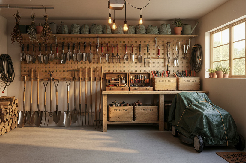 Как правильно хранить садовый инвентарь и технику зимой, чтобы избежать покупки нового