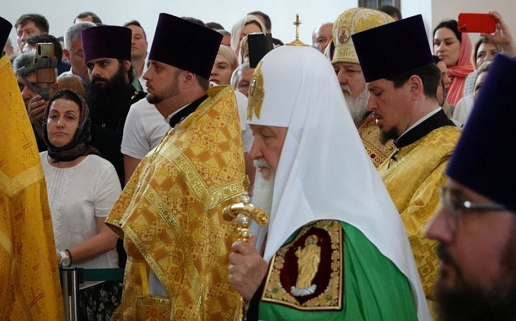 Патриарх Кирилл освятил новый храм в Новороссийске