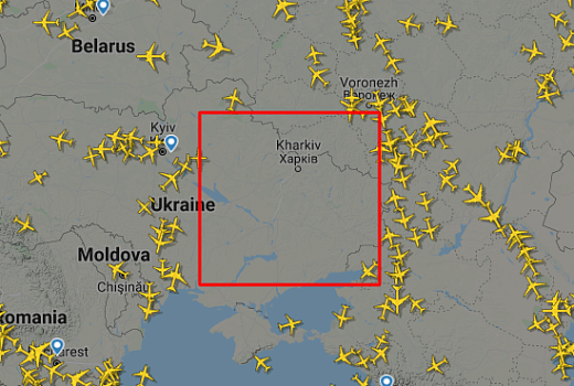 Нелетная погода: небо над Украиной обходят стороной все авиакомпании