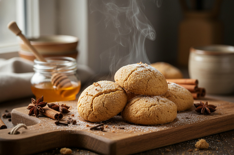 Медовые пряники на пару: пошаговый рецепт с фото и ингредиентами
