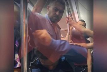 «Офицер морской пехоты» избил пассажира автобуса и попал на видео