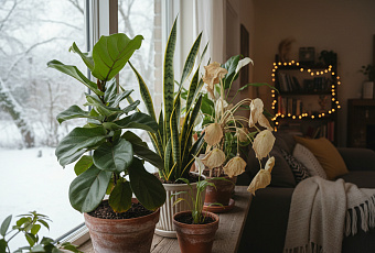 Зимний уход за растениями: как отличить покой от гибели и правильно помочь