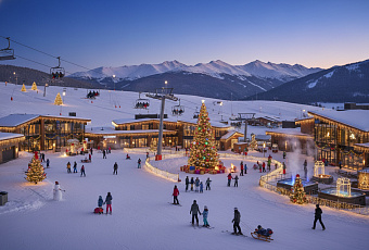 Роза Хутор представил новогоднюю программу с марафоном Дедов Морозов и караоке