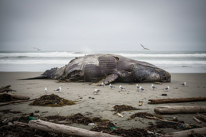 Почему киты взрываются на берегу и становятся опаснее динамита