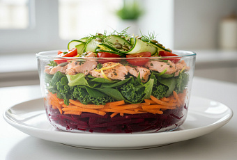 Диетолог поделилась ПП-рецептом селедки под шубой с калорийностью в 4 раза меньше