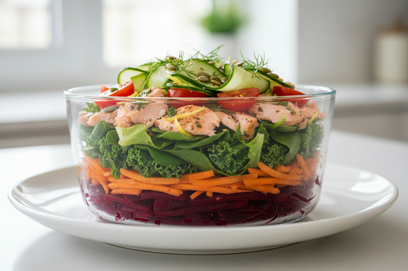 Диетолог поделилась ПП-рецептом селедки под шубой с калорийностью в 4 раза меньше