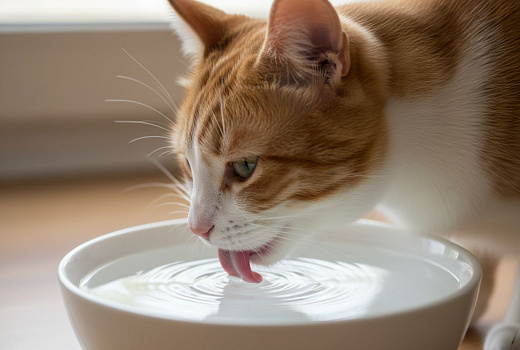 Почему кошки пьют воду лапой: особенности поведения домашних питомцев