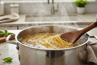 Почему макароны превращаются в липкую массу и как правильная пропорция воды это исправит