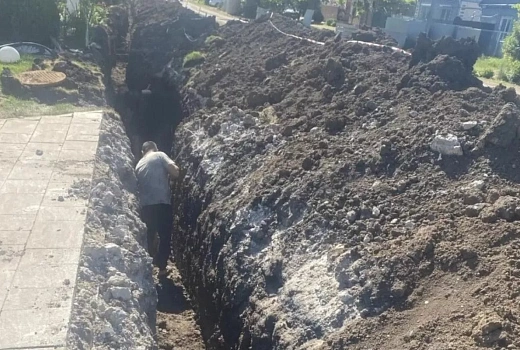 В Приморско‑Ахтарске продолжают обновлять водопроводные сети по нацпроекту