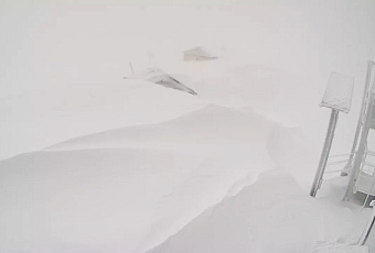 Двухметровые сугробы и до 215 см снега: горы Сочи завалило в канун Нового года