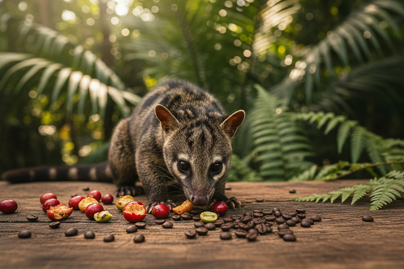Кофе лувак: как фекалии мусанга стали самым дорогим напитком в мире