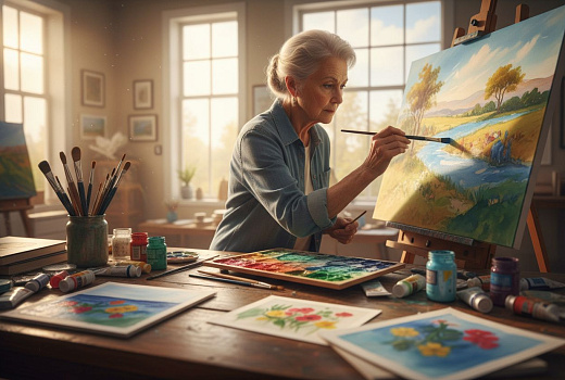 Творческие увлечения замедляют старение мозга, доказали учёные