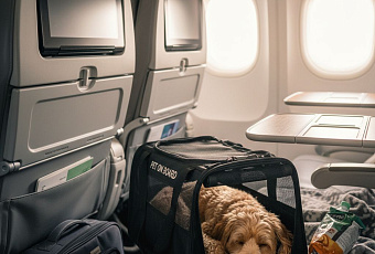 Правила перевозки домашних животных в самолетах и поездах в России