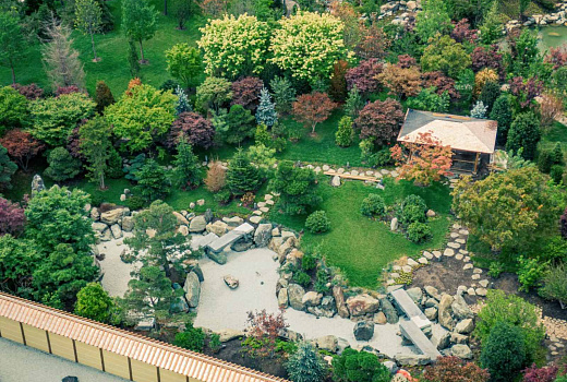 Японские фонари, забор из бамбука: как идет строительство новой очереди парка Галицкого